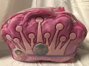 New Princess Plush Embroidered Pillow 14”x 10” Rare w Speaker MP3 iPod Laptop