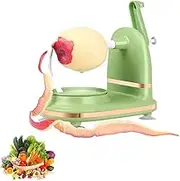 Apple Peeler,Hand Crank Fruit Peeler,Duty Apple Peeler with Stainless Steel Blades,Suction Base for Stability,Automatic Peeler with Suction Cup,Effortless Fruit Peeling for Apples,Potatoes,Pears