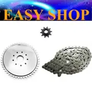 10T 48T Front Rear Sprocket Cog 415 Chain 66/80cc Motorised Motorized Push Bike
