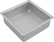 Bakemaster Silver Anodised Square Cake Pan, 20cm x 7.5cm
