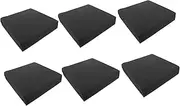 ULDIGI 6PCS Acoustic Wall Panels Soundproof Noise Reduction Tiles Fire Resistant for Recording Home Theaters Easy Installation