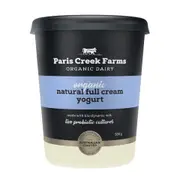 'Organic Paris Creek Natural Full Cream Yoghurt 500g – Fresh, healthy organic delivery | Doorstep Organics'