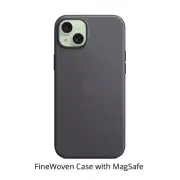 Apple FineWoven Case with MagSafe for iPhone 15 Plus Series Black MT423ZM/A