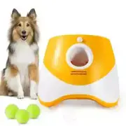 Dog Tennis Launcher Auto Pet Dog Chase Toy Mini Tennis Throwing Pinball Machine