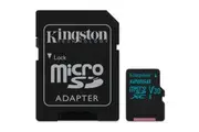 Kingston 128GB Canvas Go! UHS-I microSDXC Memory Card with SD Adapter SDCG2-128GB