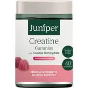 Juniper Creatine Gummies Raspberry Flavour 40 pack