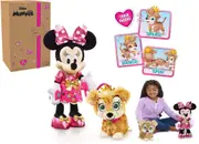 Disney Junior Minnie Mouse Party Play Pup Plush Ages 3+ Toy Doll Pet Soft Dog