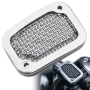 Front Brake Master Cylinder Fluid Reservoir Cover Frame Cap For Harley Softail