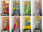8x X-MEN FIGPIN Fig Pin Figpins Xmen The Animated Series 97 1997 Marvel Badges