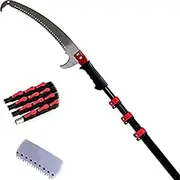 Telescopic Pole Saw Extendable, Extendable Tree Pole Pruner, 18FT/24FT Telescoping Extension Pole Saws for Tree Trimming, Pole Saw for Tree Trimming,5.4m/18FT