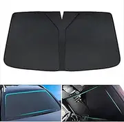 Fit for MG4 EV MG 4 XPOWER EH32 2022-2024,Car Windshield Sun Shade,Double Layer Sun Shade for Car Windshield,Windshield Sun Shade