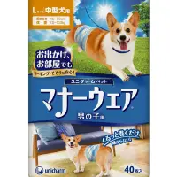 在飛比找Yahoo奇摩購物中心優惠-日本Unicharm消臭大師 男用禮貌帶 中型犬用 L號 4