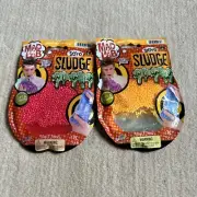 Mad Lab Styro Sludge Lot RED & Orange 50g 1.76 oz Soft Crunchy Ooze Slime Jaru