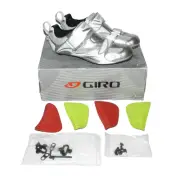 Giro Facet Chrome/White Women's Triathlon Cycling Shoes Size 9 - 41