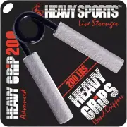 Heavy Grips - 200 Lbs Resistance - Advanced - Grip Strengthener - Hand Exerciser