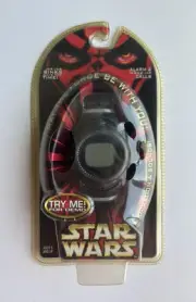 Star Wars Darth Maul C-Watch Trendmasters 1999 / Jar Jar Binks Says The Time!