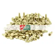A● 100 * M3 Male to Female Threaded 4mm+5mm PCB Spacer Stand-off 9mm