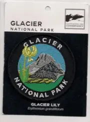 Glacier National Park Lily Souvenir Patch