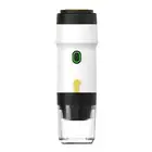 White Portable Fully Automatic Espresso Coffee Machine - Universal 3-in-1 Capsu