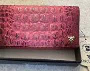 Anuschka hand painted leather Wallet NEW. 1150 CRC-BRY