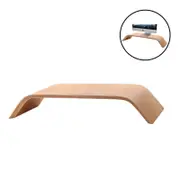 Wooden Monitor Stand Computer Desk Riser Holder-Bamboo