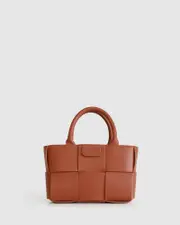 [Belle & Bloom] Little Love Woven Crossbody Bag - Camel