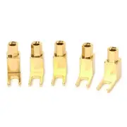5pcs Banana to Adapter Plugs Y Type Speaker Cable Connector Banana Socket