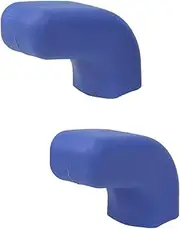MagiDeal 2X Front Tow Hooks Covers Compatible Repair Parts Premium Rubber Easy Installation Accessories Hitch Covers for Wrangler, Blue