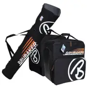 Black Orange Ski Bag Combo CHAMPION for Ski up to 170 cm Poles, Boots + Helmet