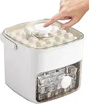 Cube Ice Mold | Chilling Cube Making Mold with Lid - Easy Release Press-Type Design Ice Maker Aid for Kitchen Daily Life Camping Party Gathering