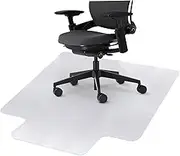 Office Chair Mat for Hardwood Floor, 35x47 Inch Clear PVC Computer Chair Mat, Easy Glide Floor Protector for Home Office, Computer for Carpet, for Hardwood
