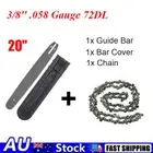 Chainsaw Chain Guide Bar & Cover Kit Fit For 20" Baumr-Ag SX62 SX66 62CC 66CC AU