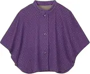 [らくラクパートナー] Wacoal Rakuraku Partner DNL118 Women's Room Wear, Shoulder Wear, Blisted, Jacquard Material, Can Be Worn All Seasons, Senior, Open Front