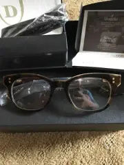 NEW Dita Rhythm DRX-3039 B-TRT-GLD Dark Tortoise Back 12K Gold Eyeglasses 50mm