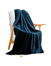 [SOGA] Thick Throw Blanket in Dark Blue
