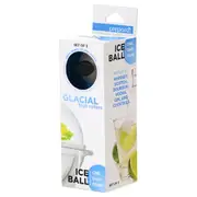 3PK Prepara 2" Silicone Ice Ball Mould Freezer Maker Mold Tray Container Set
