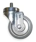Wesco 108457 Swivel Caster,3 1/2 In,Mold On Rubber