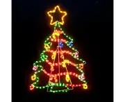 Christmas Tree Motif Rope Light Large 118cm Height