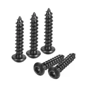 Hex Socket Self Tapping Screws, M6 x 30mm Carbon Steel Wood Screw 200pcs