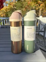 Owala Hearth & Hand Copper Bells & Peaceful Pine 24oz FreeSip Limited Edition