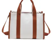 Fashionable Canvas Single Shoulder Crossbody Tote