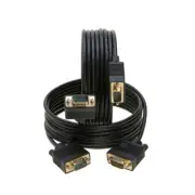 2-Pack- 15FT SVGA M/M 15 Pin Cable HD Display TV Video Projector PC Monitor Cord