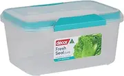 Décor Match-ups Clips | Food Storage Pantry Container | Ideal for Meal Prep | BPA Free | Dishwasher, Freezer & Microwave Safe, Polypropylene, 3L, Transparent, 232200-004