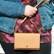 NWT Tory Burch Chain Wallet Crossbody Bag Cardamom