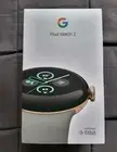New Google Pixel Watch 2 41mm Champagne Gold Case w Hazel Fluoroelastomer Band