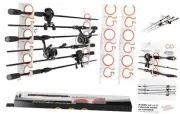 SafeGuard Fishing Rod Holder for Garage, Wall or Ceiling Mounted White, 1 Pack