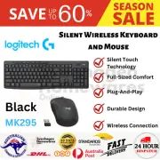 Logitech Advanced Wireless Silent Touch Standard Keyboard and Mouse Combo