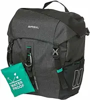 Basil Unisex – Adult's Einzelpacktasche-2179234770 Single Bag, Black Melee, 9 L