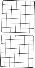 LIFKICH 2pcs Grid Decorations Rack Shelf Picture Holder for Wall Photo Holder Wall Photo Display Wall Mount Photo Wall Photo Wall Panel Wall Hanging Photo Racks Iron Black