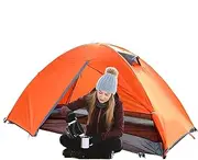 Tent, 2 to 4 Person Tent for Camping, Waterproof Dome Single Door Lightweight Easy Outdoor, Instant Outdoor, Perfect for Travel, Beach, Camping, Hiking, Camping
